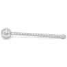 UrethralPlay Plug d'urètre percé Long Ball 10cm